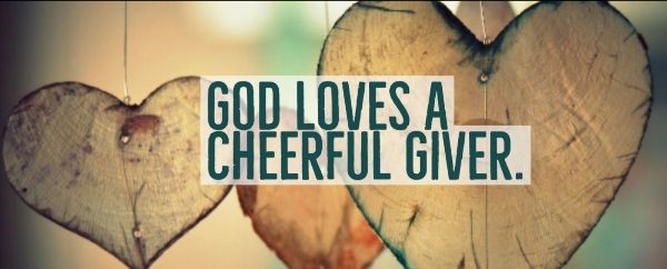 God Loves a Cheerful Giver