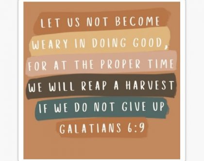 Do not give up!